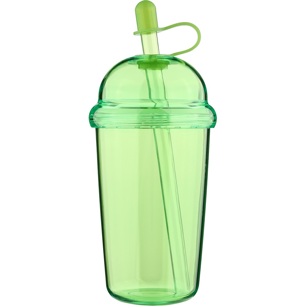 Kubek podróżny 500 ml z nadrukiem Twojego logo, materiał: silikon, rpet, as, kolor: jasnozielony Kubek podróżny 500 ml z nadrukiem Twojego logo, materiał: silikon, rpet, as, kolor: jasnozielony