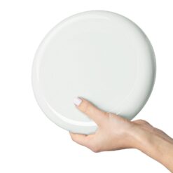 Frisbee z nadrukiem Twojego logo, materiał: pp, kolor: biały