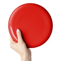 Frisbee z nadrukiem Twojego logo, materiał: pp, kolor: czerwony