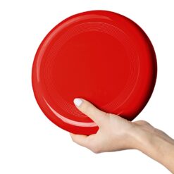 Frisbee z nadrukiem Twojego logo, materiał: pp, kolor: czerwony