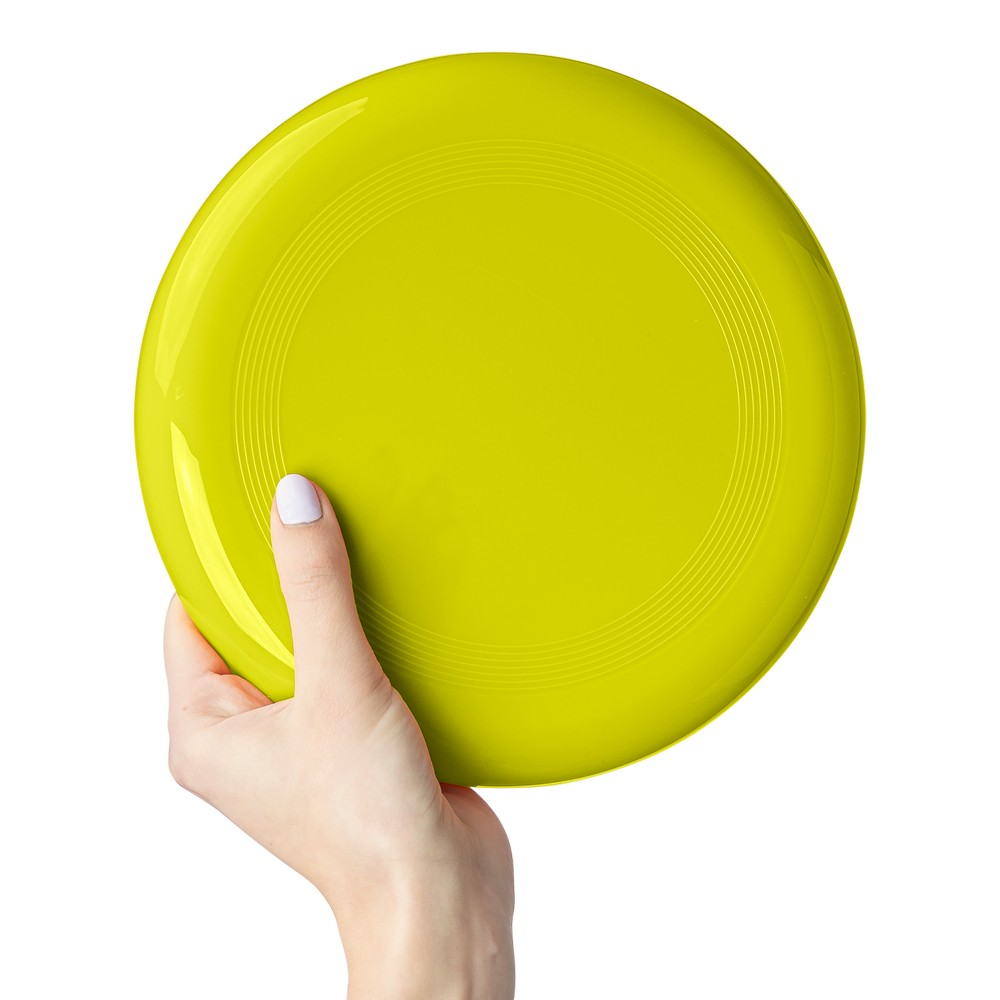 Frisbee z nadrukiem Twojego logo, materiał: pp, kolor: żółty Frisbee z nadrukiem Twojego logo, materiał: pp, kolor: żółty