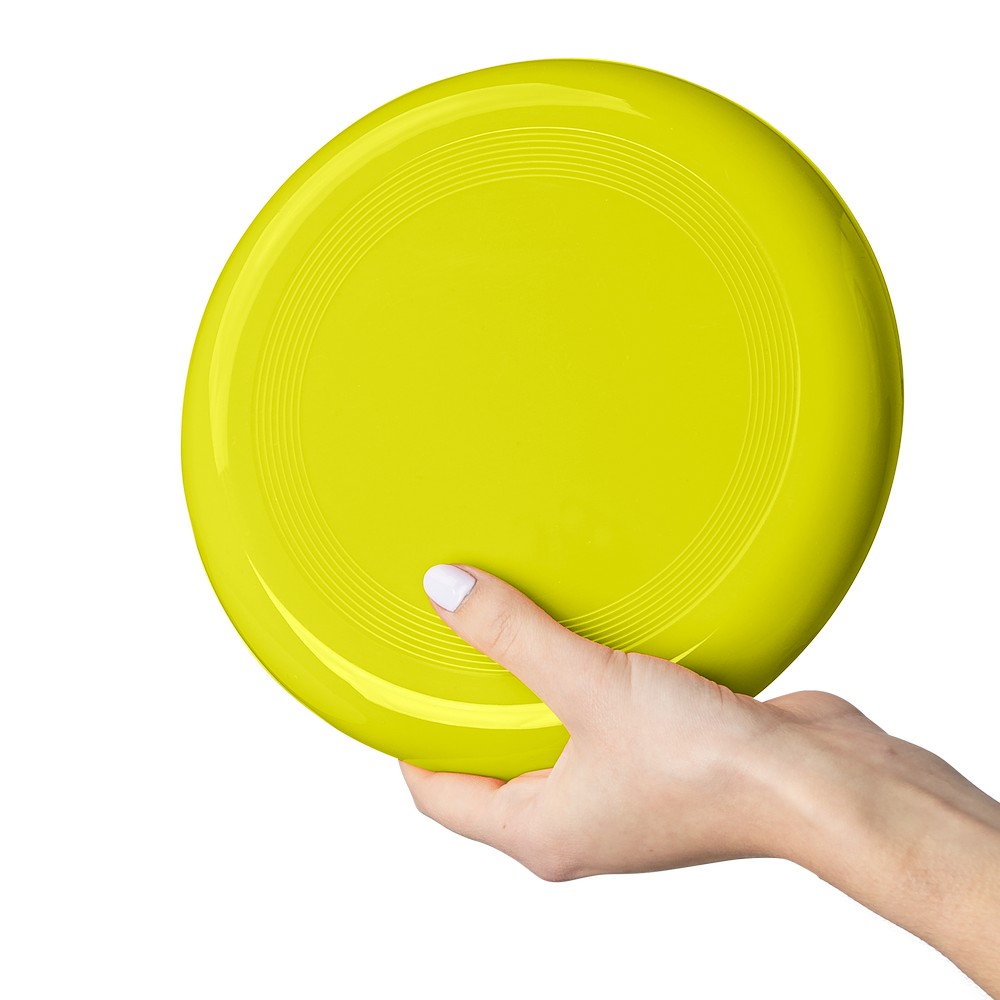 Frisbee z nadrukiem Twojego logo, materiał: pp, kolor: żółty Frisbee z nadrukiem Twojego logo, materiał: pp, kolor: żółty