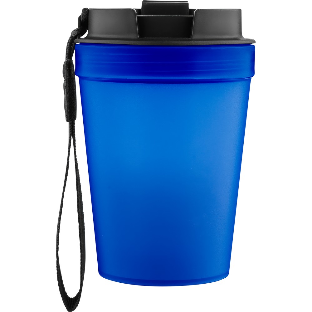 Kubek podróżny 350 ml z nadrukiem Twojego logo, materiał: metal, plastik, pp, silikon, kolor: granatowy Kubek podróżny 350 ml z nadrukiem Twojego logo, materiał: metal, plastik, pp, silikon, kolor: granatowy