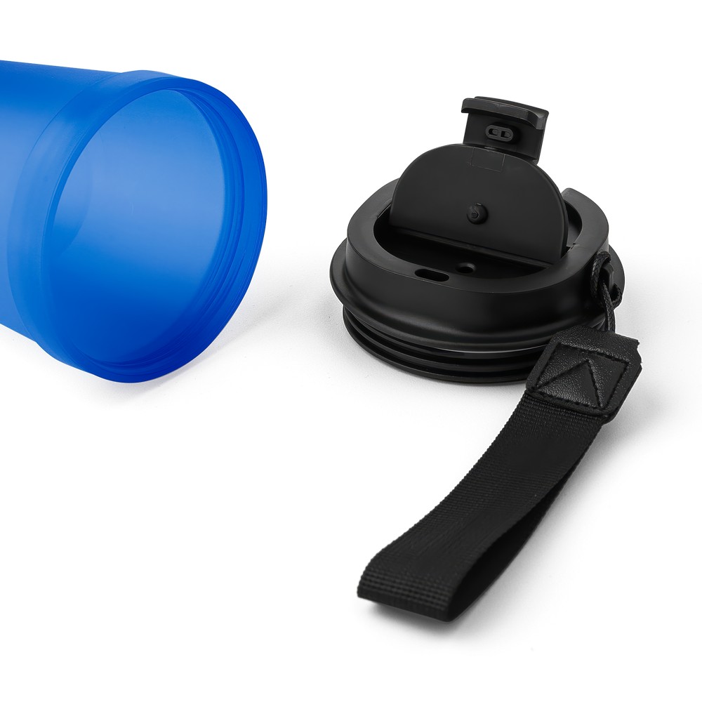 Kubek podróżny 350 ml z nadrukiem Twojego logo, materiał: metal, plastik, pp, silikon, kolor: granatowy Kubek podróżny 350 ml z nadrukiem Twojego logo, materiał: metal, plastik, pp, silikon, kolor: granatowy