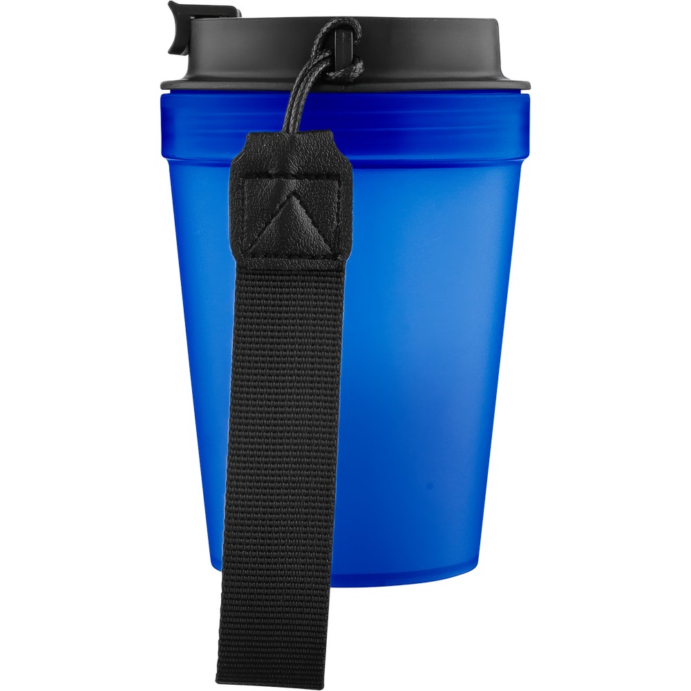 Kubek podróżny 350 ml z nadrukiem Twojego logo, materiał: metal, plastik, pp, silikon, kolor: granatowy Kubek podróżny 350 ml z nadrukiem Twojego logo, materiał: metal, plastik, pp, silikon, kolor: granatowy