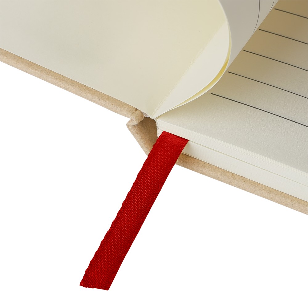 Notatnik A5 z nadrukiem Twojego logo, materiał: papier, poliester, kolor: czerwony Notatnik A5 z nadrukiem Twojego logo, materiał: papier, poliester, kolor: czerwony