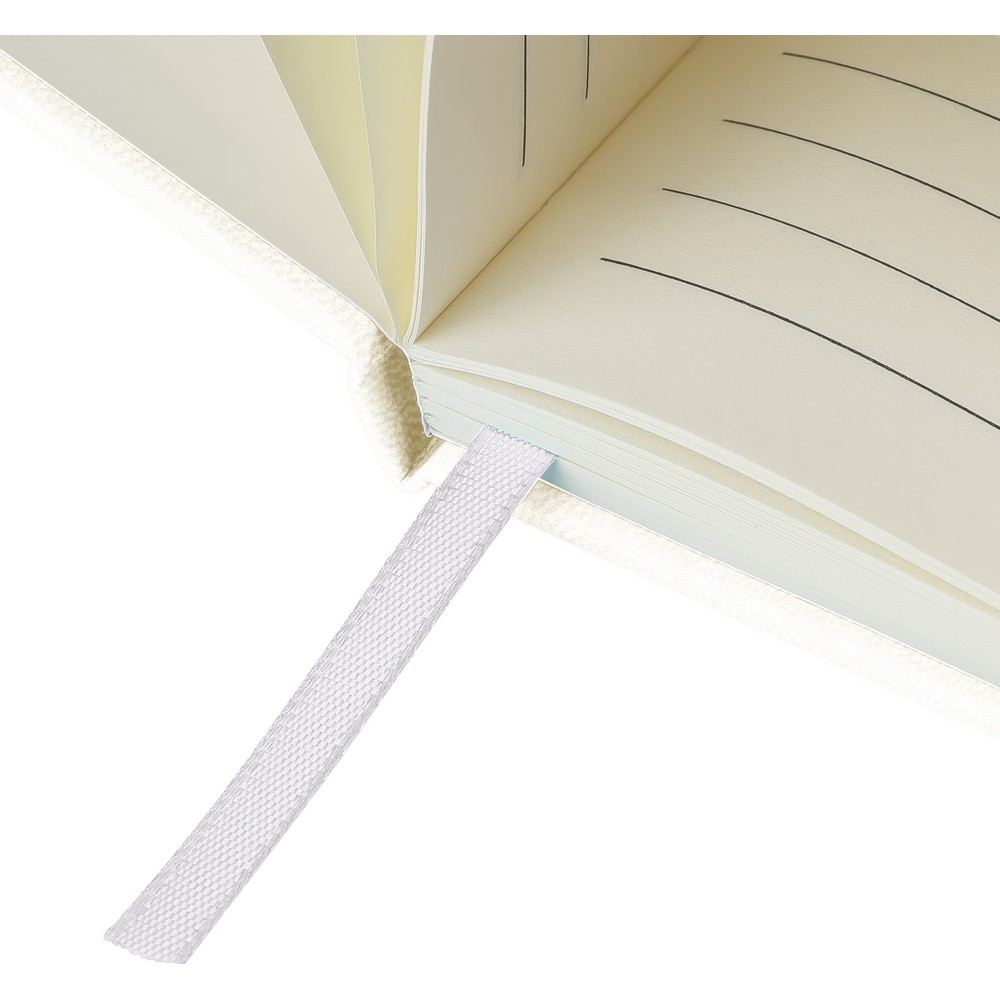 Notatnik A5 z nadrukiem Twojego logo, materiał: pu, papier, kolor: biały Notatnik A5 z nadrukiem Twojego logo, materiał: pu, papier, kolor: biały
