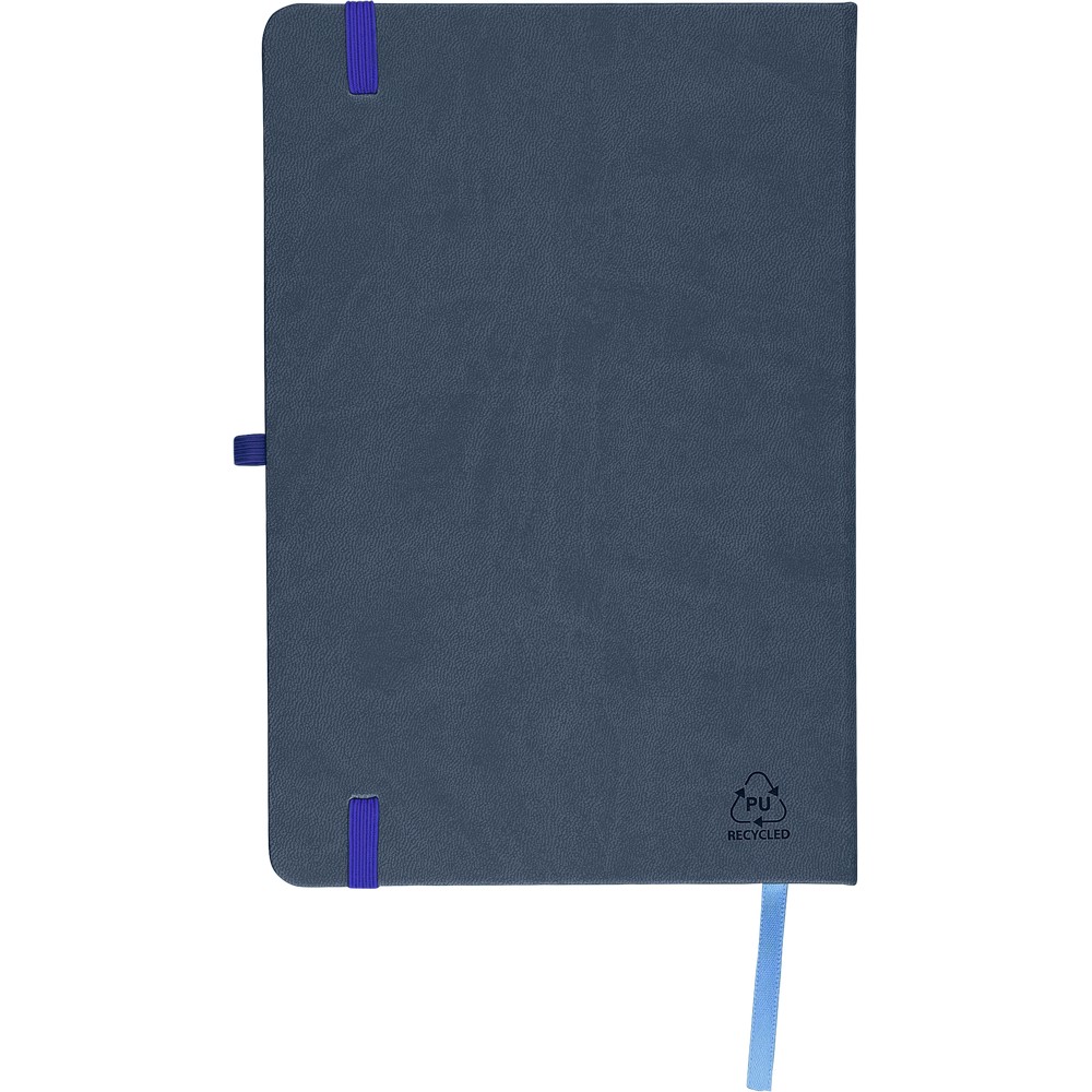 Notatnik A5 z nadrukiem Twojego logo, materiał: pu, papier, kolor: granatowy Notatnik A5 z nadrukiem Twojego logo, materiał: pu, papier, kolor: granatowy
