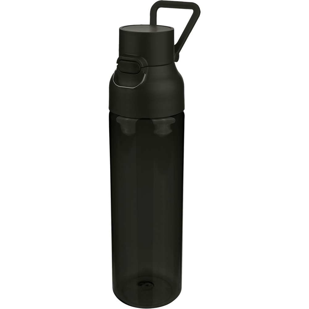 Butelka sportowa 750 ml z nadrukiem Twojego logo, materiał: metal, pp, silikon, tritan, kolor: czarny Butelka sportowa 750 ml z nadrukiem Twojego logo, materiał: metal, pp, silikon, tritan, kolor: czarny