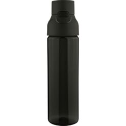 Butelka sportowa 750 ml z nadrukiem Twojego logo, materiał: metal, pp, silikon, tritan, kolor: czarny