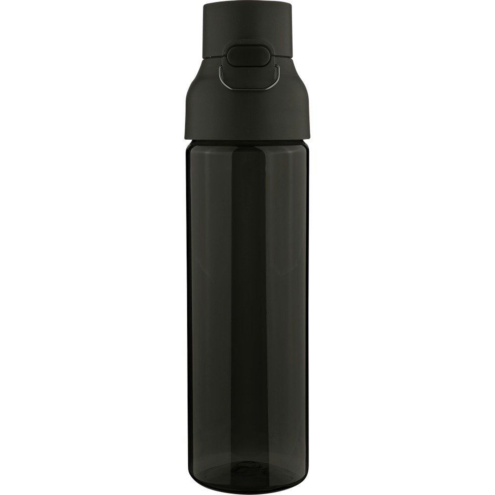 Butelka sportowa 750 ml z nadrukiem Twojego logo, materiał: metal, pp, silikon, tritan, kolor: czarny Butelka sportowa 750 ml z nadrukiem Twojego logo, materiał: metal, pp, silikon, tritan, kolor: czarny