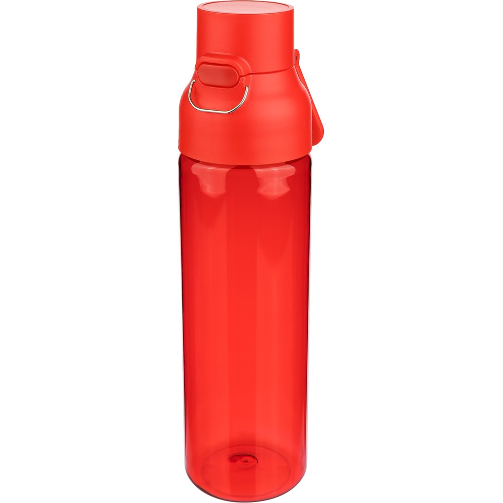 Butelka sportowa 750 ml z nadrukiem Twojego logo, materiał: metal, pp, silikon, tritan, kolor: czerwony Butelka sportowa 750 ml z nadrukiem Twojego logo, materiał: metal, pp, silikon, tritan, kolor: czerwony