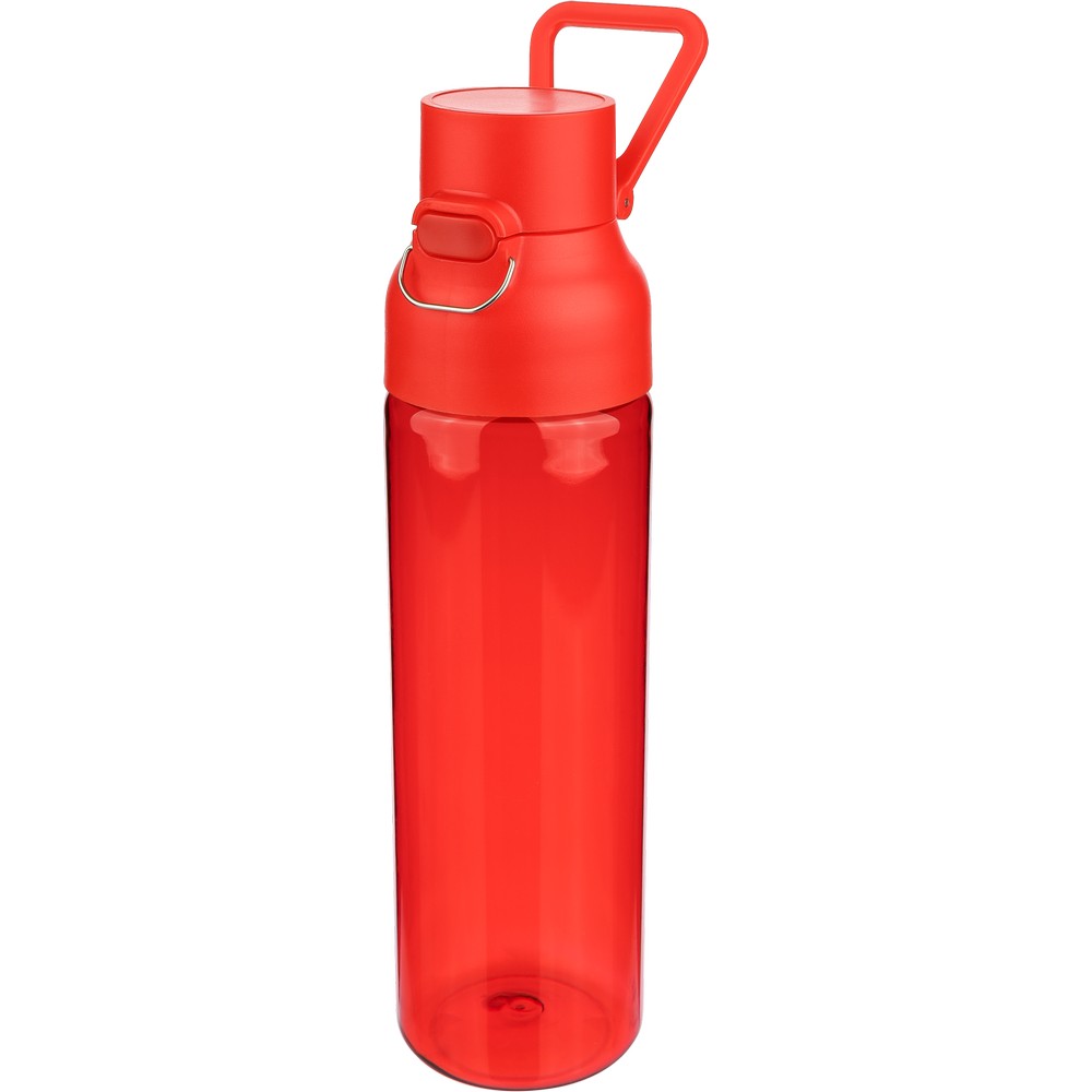 Butelka sportowa 750 ml z nadrukiem Twojego logo, materiał: metal, pp, silikon, tritan, kolor: czerwony Butelka sportowa 750 ml z nadrukiem Twojego logo, materiał: metal, pp, silikon, tritan, kolor: czerwony