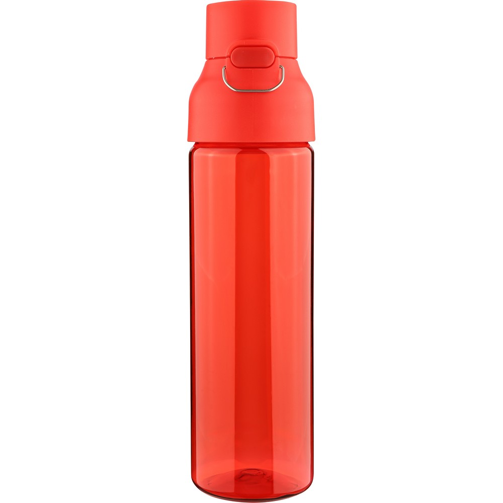 Butelka sportowa 750 ml z nadrukiem Twojego logo, materiał: metal, pp, silikon, tritan, kolor: czerwony Butelka sportowa 750 ml z nadrukiem Twojego logo, materiał: metal, pp, silikon, tritan, kolor: czerwony