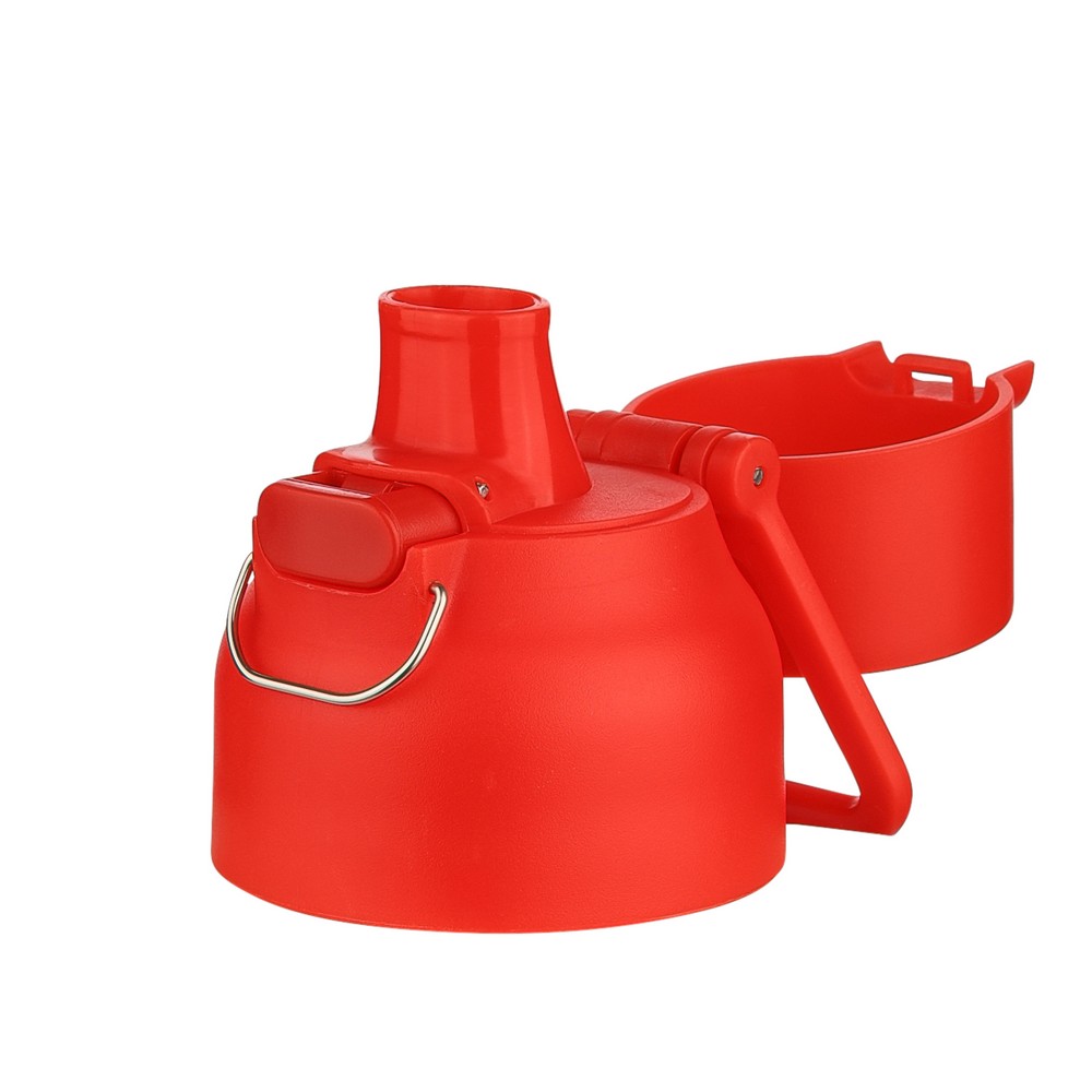 Butelka sportowa 750 ml z nadrukiem Twojego logo, materiał: metal, pp, silikon, tritan, kolor: czerwony Butelka sportowa 750 ml z nadrukiem Twojego logo, materiał: metal, pp, silikon, tritan, kolor: czerwony
