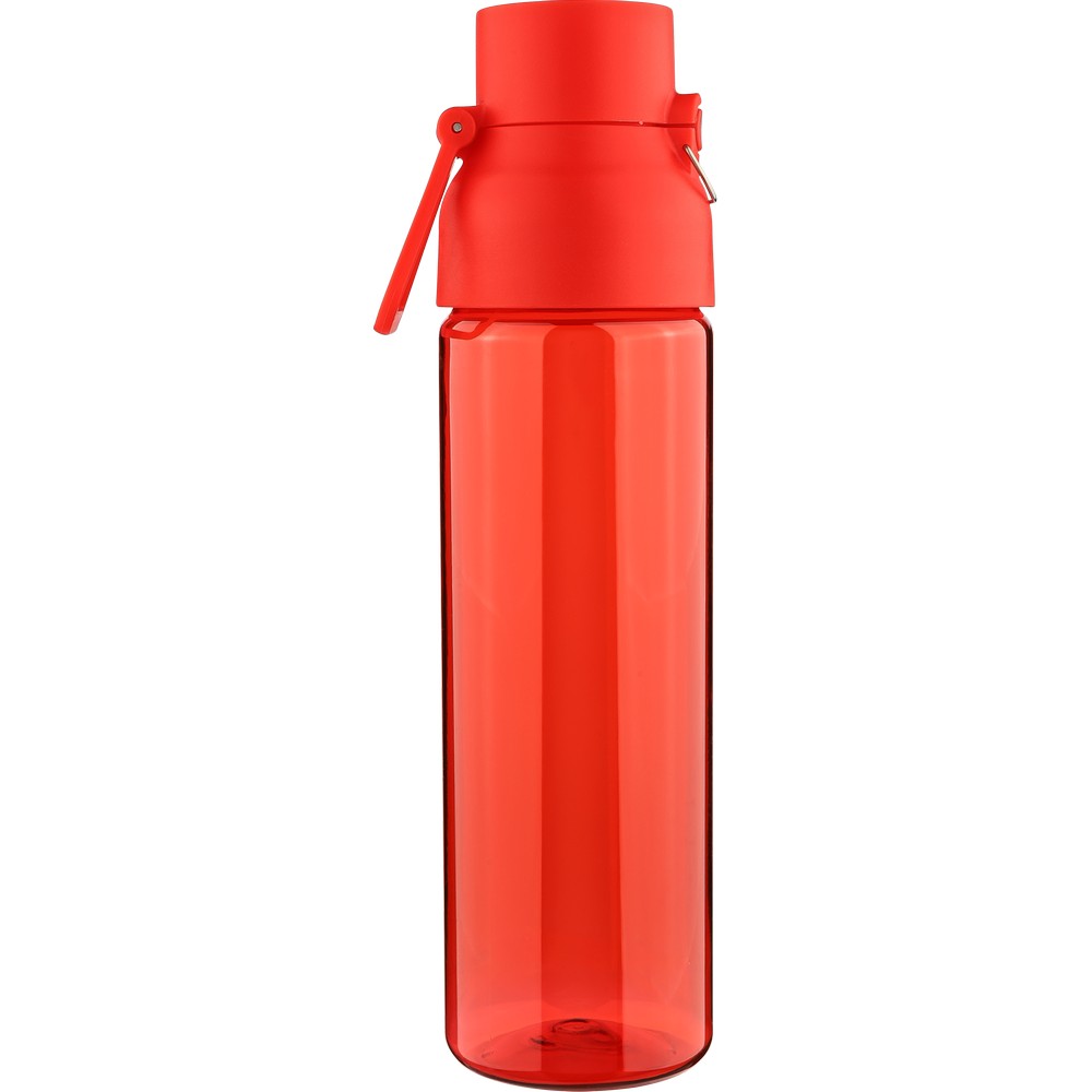 Butelka sportowa 750 ml z nadrukiem Twojego logo, materiał: metal, pp, silikon, tritan, kolor: czerwony Butelka sportowa 750 ml z nadrukiem Twojego logo, materiał: metal, pp, silikon, tritan, kolor: czerwony
