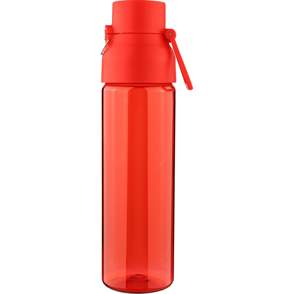 Butelka sportowa 750 ml z nadrukiem Twojego logo, materiał: metal, pp, silikon, tritan, kolor: czerwony Butelka sportowa 750 ml z nadrukiem Twojego logo, materiał: metal, pp, silikon, tritan, kolor: czerwony