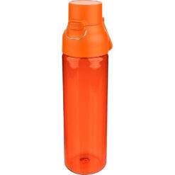 Butelka sportowa 750 ml z nadrukiem Twojego logo, materiał: metal, pp, silikon, tritan, kolor: pomarańczowy