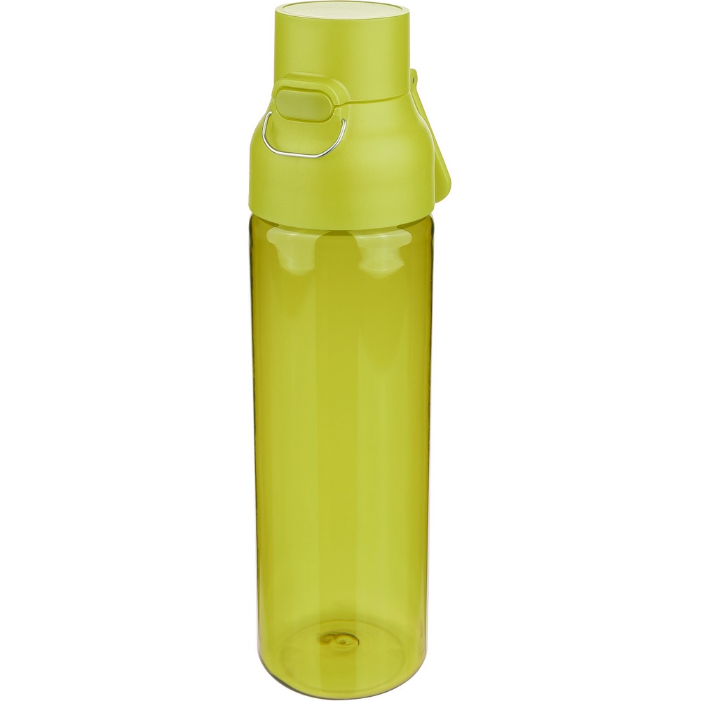 Butelka sportowa 750 ml z nadrukiem Twojego logo, materiał: metal, pp, silikon, tritan, kolor: limonkowy Butelka sportowa 750 ml z nadrukiem Twojego logo, materiał: metal, pp, silikon, tritan, kolor: limonkowy