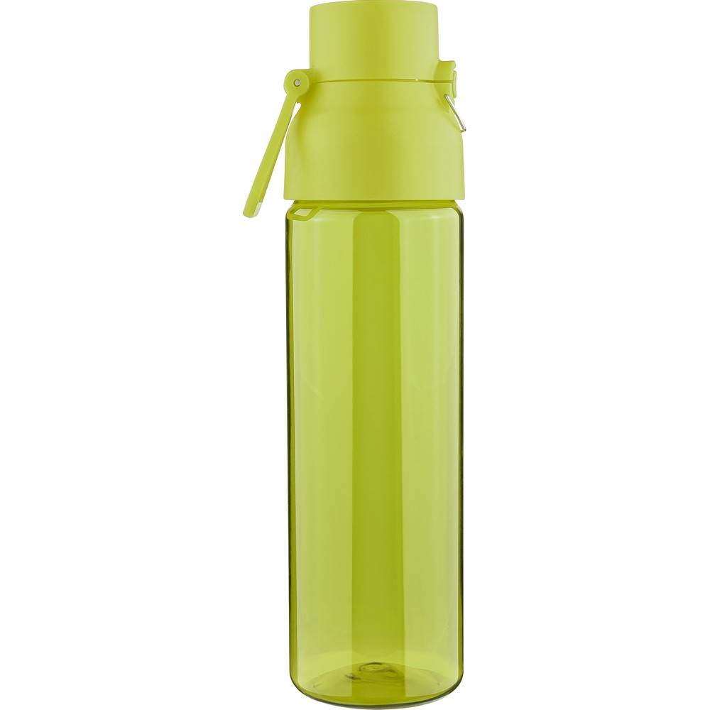 Butelka sportowa 750 ml z nadrukiem Twojego logo, materiał: metal, pp, silikon, tritan, kolor: limonkowy Butelka sportowa 750 ml z nadrukiem Twojego logo, materiał: metal, pp, silikon, tritan, kolor: limonkowy