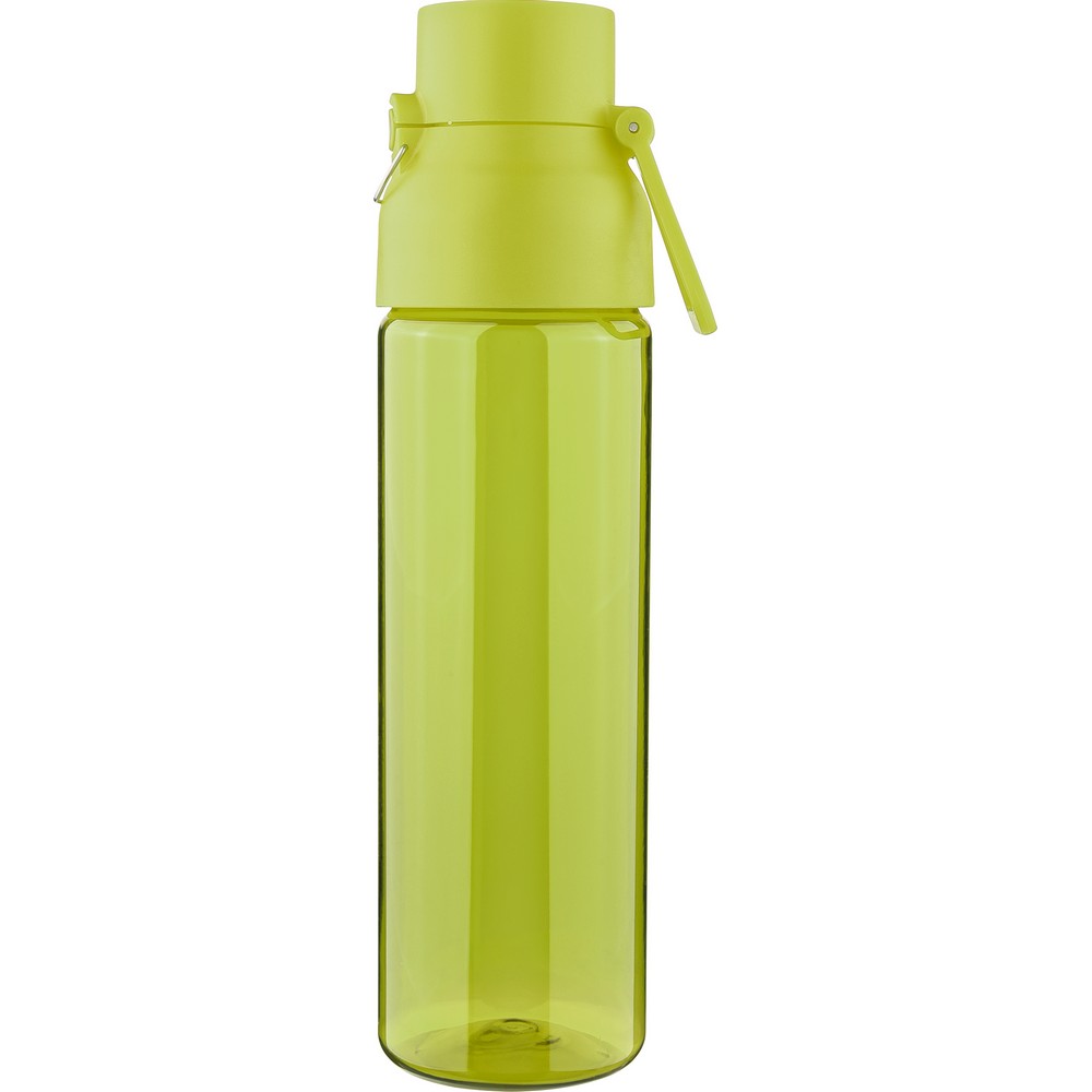 Butelka sportowa 750 ml z nadrukiem Twojego logo, materiał: metal, pp, silikon, tritan, kolor: limonkowy Butelka sportowa 750 ml z nadrukiem Twojego logo, materiał: metal, pp, silikon, tritan, kolor: limonkowy