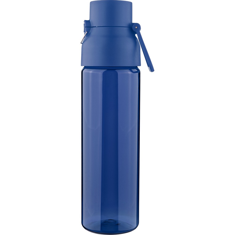 Butelka sportowa 750 ml z nadrukiem Twojego logo, materiał: metal, pp, silikon, tritan, kolor: niebieski Butelka sportowa 750 ml z nadrukiem Twojego logo, materiał: metal, pp, silikon, tritan, kolor: niebieski