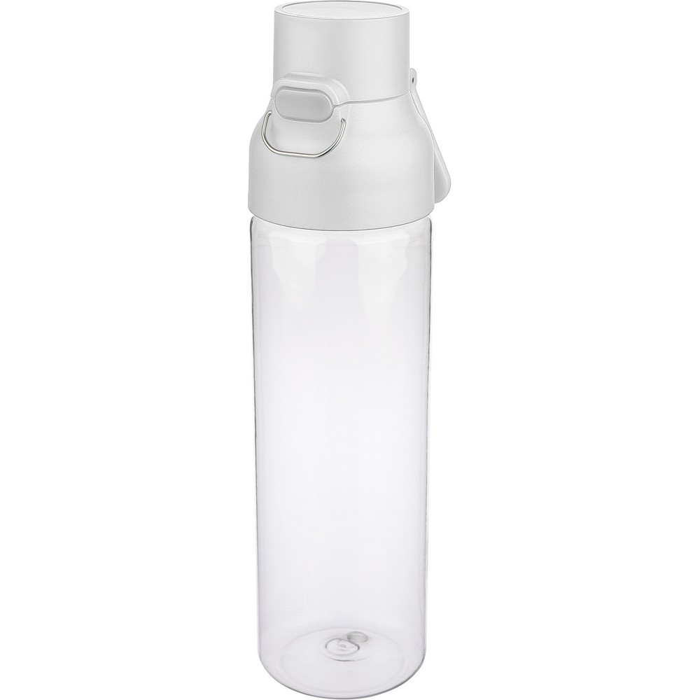 Butelka sportowa 750 ml z nadrukiem Twojego logo, materiał: metal, pp, silikon, tritan, kolor: biały Butelka sportowa 750 ml z nadrukiem Twojego logo, materiał: metal, pp, silikon, tritan, kolor: biały