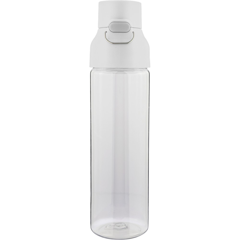 Butelka sportowa 750 ml z nadrukiem Twojego logo, materiał: metal, pp, silikon, tritan, kolor: biały Butelka sportowa 750 ml z nadrukiem Twojego logo, materiał: metal, pp, silikon, tritan, kolor: biały