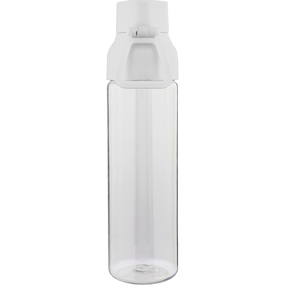 Butelka sportowa 750 ml z nadrukiem Twojego logo, materiał: metal, pp, silikon, tritan, kolor: biały Butelka sportowa 750 ml z nadrukiem Twojego logo, materiał: metal, pp, silikon, tritan, kolor: biały