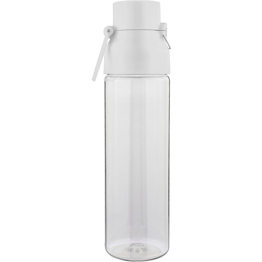 Butelka sportowa 750 ml z nadrukiem Twojego logo, materiał: metal, pp, silikon, tritan, kolor: biały Butelka sportowa 750 ml z nadrukiem Twojego logo, materiał: metal, pp, silikon, tritan, kolor: biały