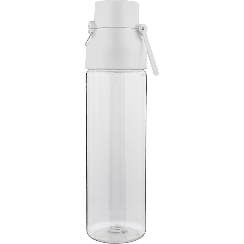 Butelka sportowa 750 ml z nadrukiem Twojego logo, materiał: metal, pp, silikon, tritan, kolor: biały Butelka sportowa 750 ml z nadrukiem Twojego logo, materiał: metal, pp, silikon, tritan, kolor: biały