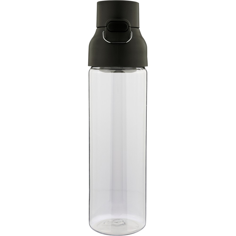 Butelka sportowa 750 ml z nadrukiem Twojego logo, materiał: metal, pp, silikon, tritan, kolor: czarny Butelka sportowa 750 ml z nadrukiem Twojego logo, materiał: metal, pp, silikon, tritan, kolor: czarny