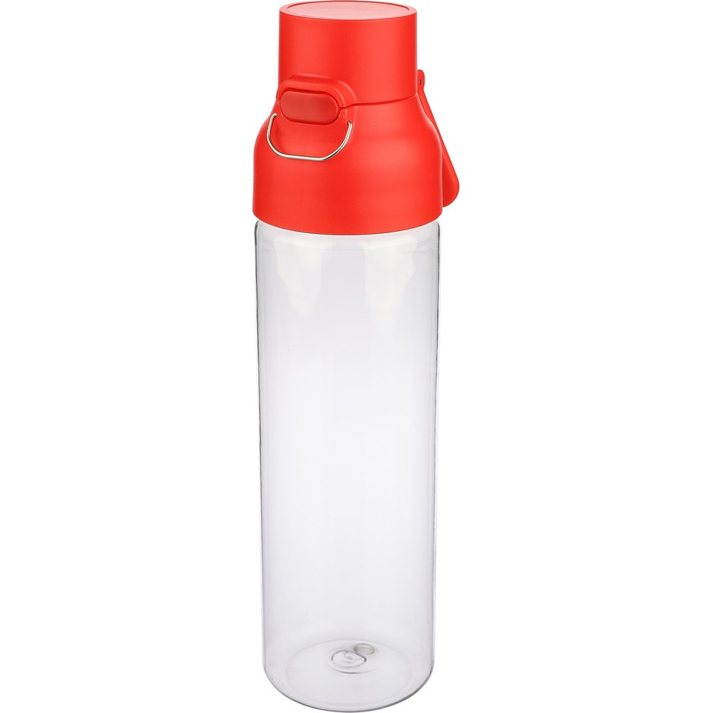 Butelka sportowa 750 ml z nadrukiem Twojego logo, materiał: metal, pp, silikon, tritan, kolor: czerwony Butelka sportowa 750 ml z nadrukiem Twojego logo, materiał: metal, pp, silikon, tritan, kolor: czerwony