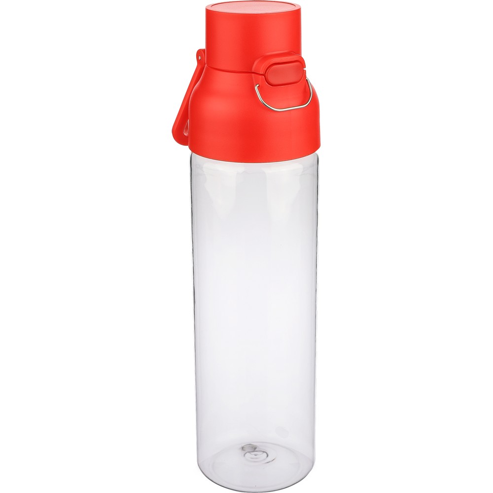 Butelka sportowa 750 ml z nadrukiem Twojego logo, materiał: metal, pp, silikon, tritan, kolor: czerwony Butelka sportowa 750 ml z nadrukiem Twojego logo, materiał: metal, pp, silikon, tritan, kolor: czerwony