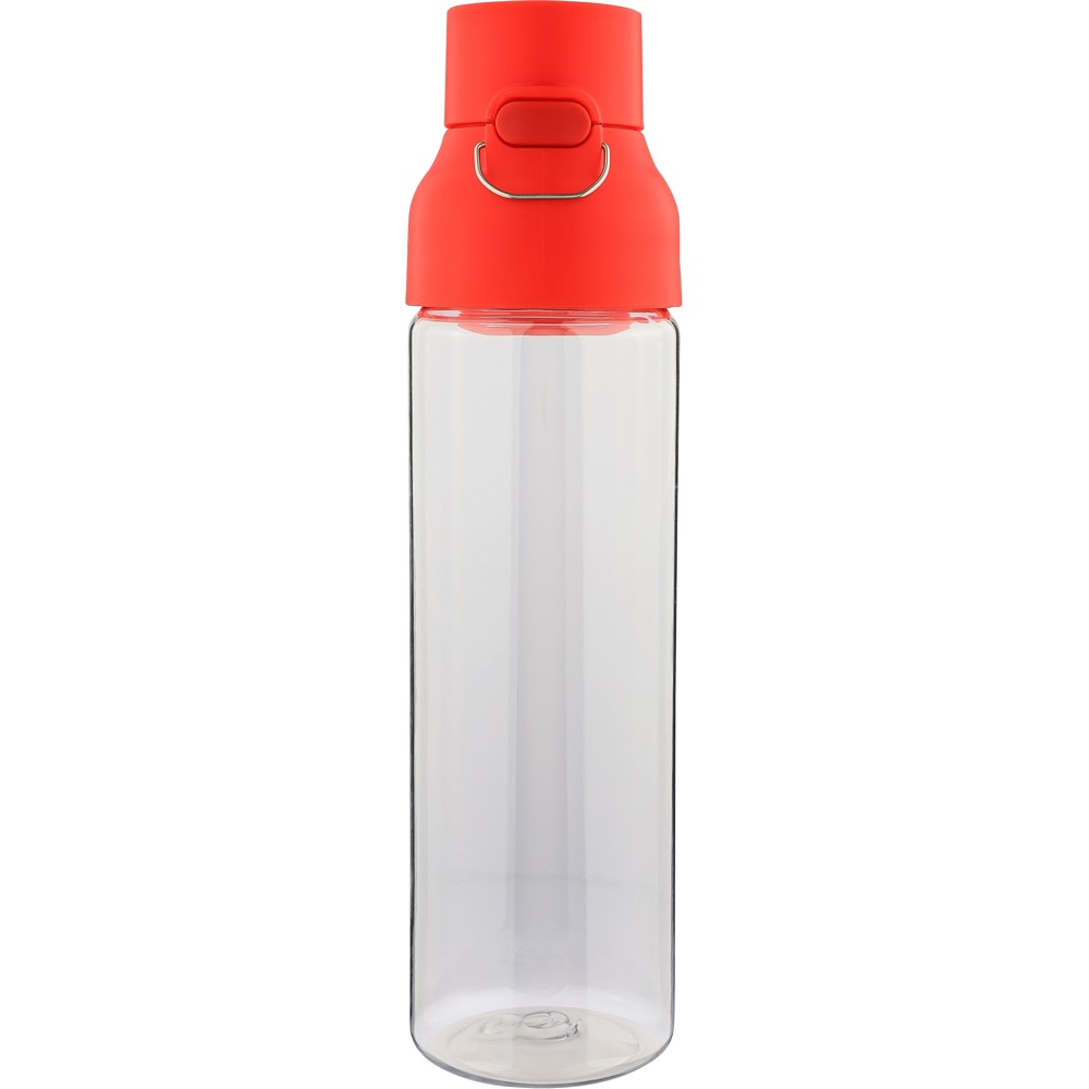 Butelka sportowa 750 ml z nadrukiem Twojego logo, materiał: metal, pp, silikon, tritan, kolor: czerwony Butelka sportowa 750 ml z nadrukiem Twojego logo, materiał: metal, pp, silikon, tritan, kolor: czerwony