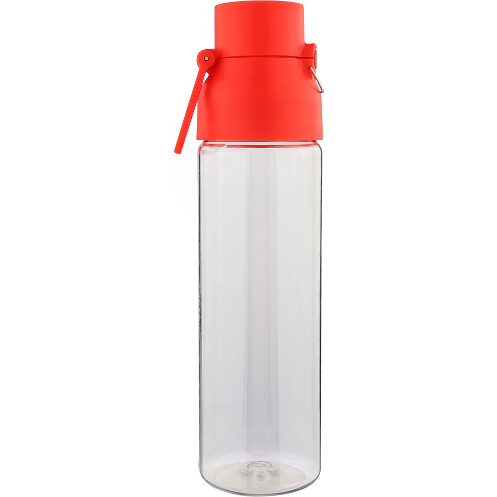 Butelka sportowa 750 ml z nadrukiem Twojego logo, materiał: metal, pp, silikon, tritan, kolor: czerwony Butelka sportowa 750 ml z nadrukiem Twojego logo, materiał: metal, pp, silikon, tritan, kolor: czerwony