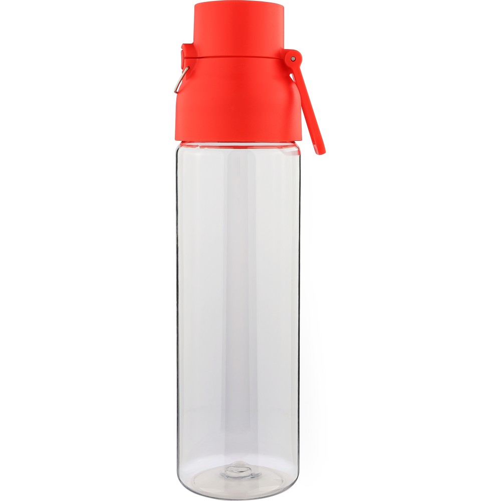 Butelka sportowa 750 ml z nadrukiem Twojego logo, materiał: metal, pp, silikon, tritan, kolor: czerwony Butelka sportowa 750 ml z nadrukiem Twojego logo, materiał: metal, pp, silikon, tritan, kolor: czerwony