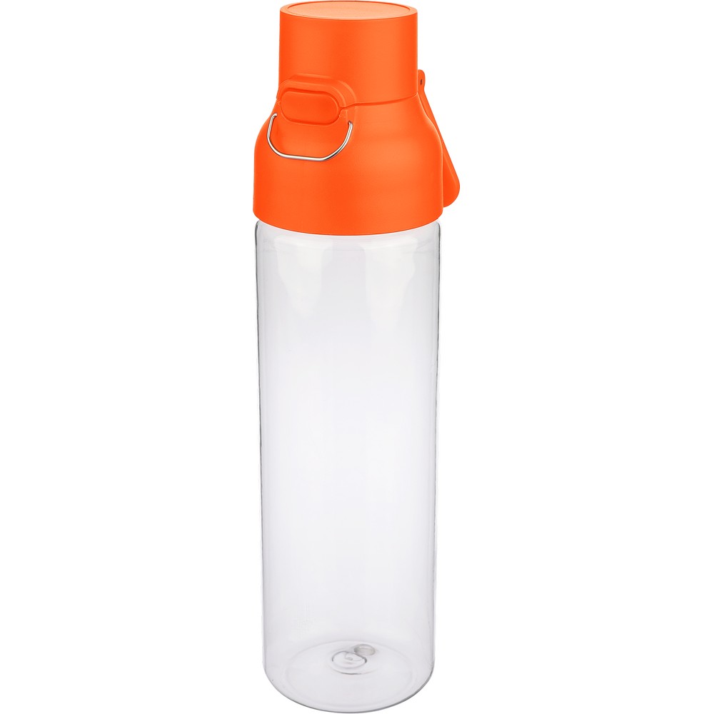 Butelka sportowa 750 ml z nadrukiem Twojego logo, materiał: metal, pp, silikon, tritan, kolor: pomarańczowy Butelka sportowa 750 ml z nadrukiem Twojego logo, materiał: metal, pp, silikon, tritan, kolor: pomarańczowy