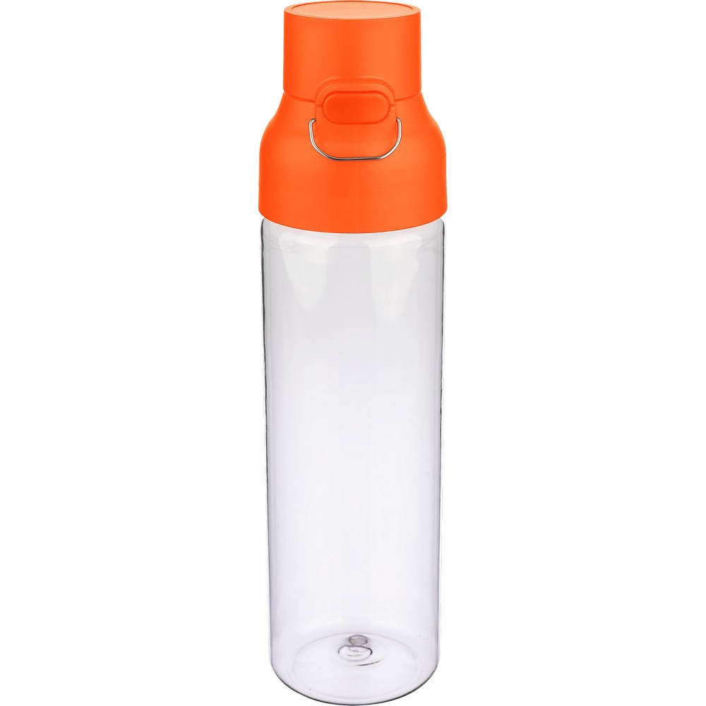 Butelka sportowa 750 ml z nadrukiem Twojego logo, materiał: metal, pp, silikon, tritan, kolor: pomarańczowy Butelka sportowa 750 ml z nadrukiem Twojego logo, materiał: metal, pp, silikon, tritan, kolor: pomarańczowy