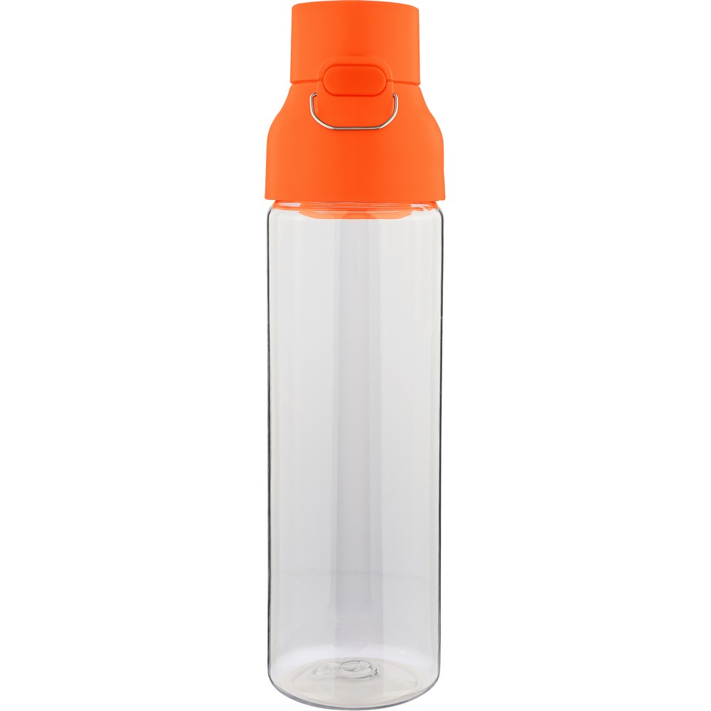 Butelka sportowa 750 ml z nadrukiem Twojego logo, materiał: metal, pp, silikon, tritan, kolor: pomarańczowy Butelka sportowa 750 ml z nadrukiem Twojego logo, materiał: metal, pp, silikon, tritan, kolor: pomarańczowy