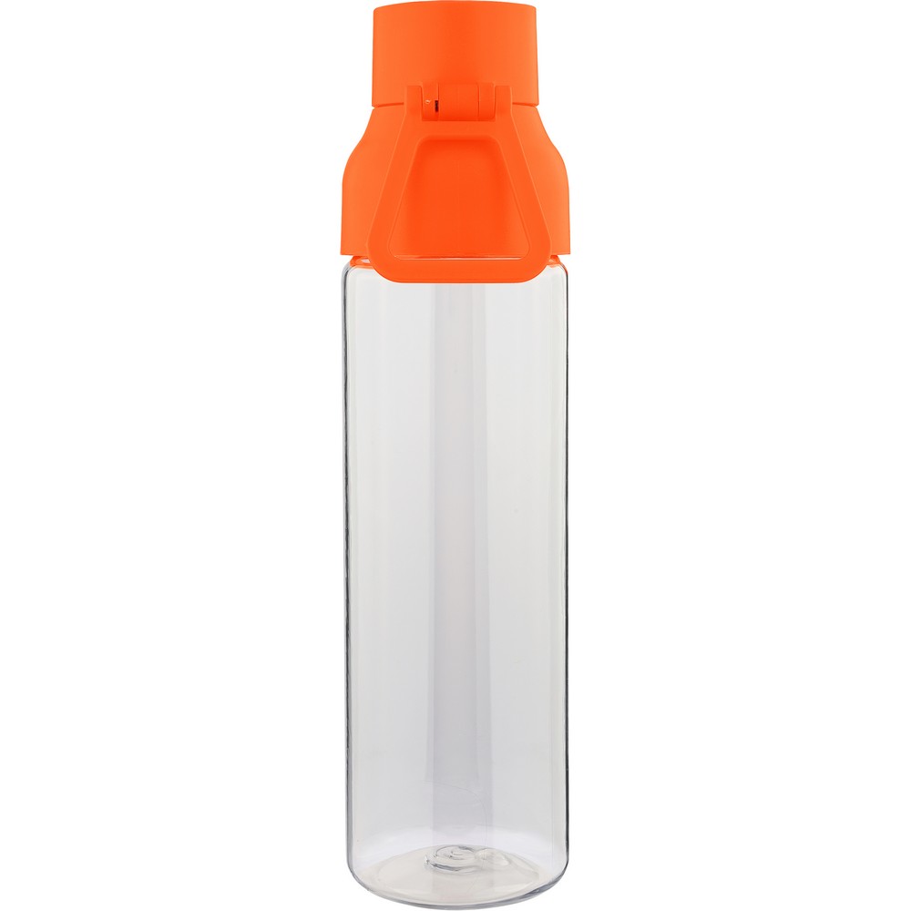 Butelka sportowa 750 ml z nadrukiem Twojego logo, materiał: metal, pp, silikon, tritan, kolor: pomarańczowy Butelka sportowa 750 ml z nadrukiem Twojego logo, materiał: metal, pp, silikon, tritan, kolor: pomarańczowy