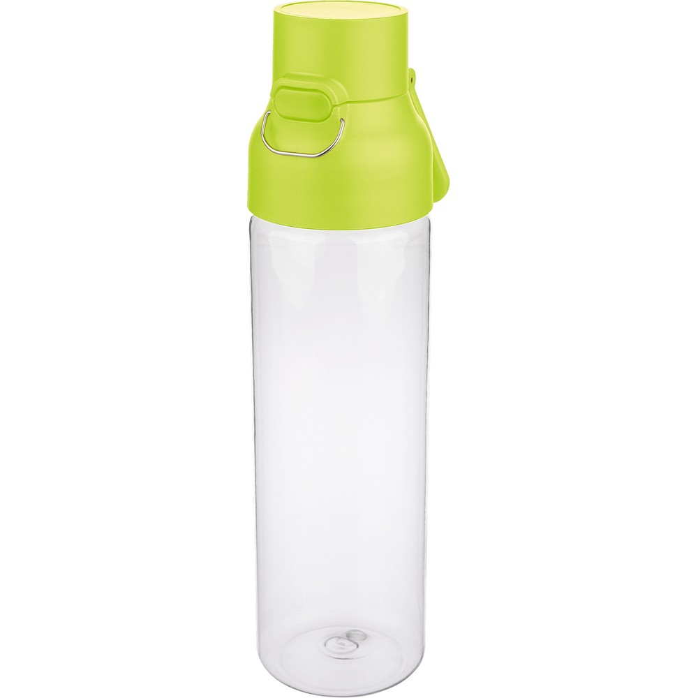 Butelka sportowa 750 ml z nadrukiem Twojego logo, materiał: metal, pp, silikon, tritan, kolor: limonkowy Butelka sportowa 750 ml z nadrukiem Twojego logo, materiał: metal, pp, silikon, tritan, kolor: limonkowy