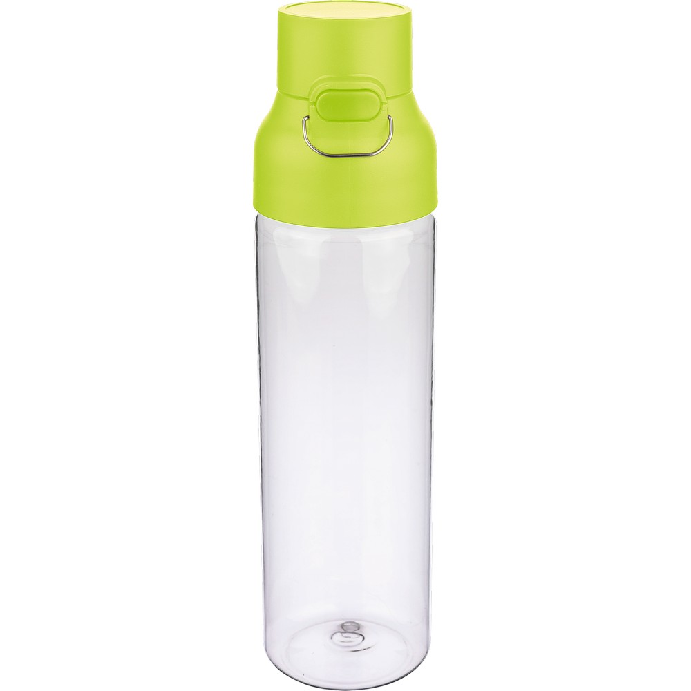 Butelka sportowa 750 ml z nadrukiem Twojego logo, materiał: metal, pp, silikon, tritan, kolor: limonkowy Butelka sportowa 750 ml z nadrukiem Twojego logo, materiał: metal, pp, silikon, tritan, kolor: limonkowy