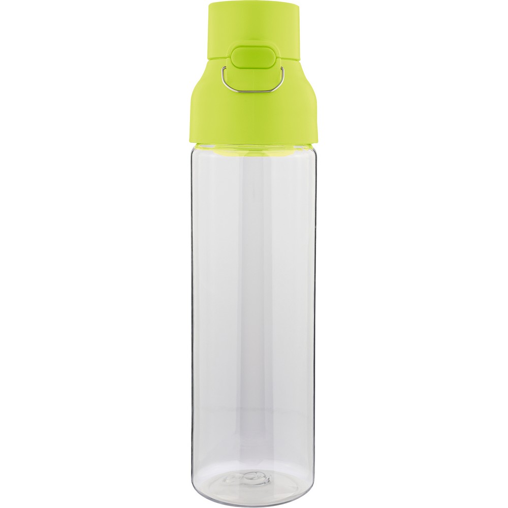 Butelka sportowa 750 ml z nadrukiem Twojego logo, materiał: metal, pp, silikon, tritan, kolor: limonkowy Butelka sportowa 750 ml z nadrukiem Twojego logo, materiał: metal, pp, silikon, tritan, kolor: limonkowy