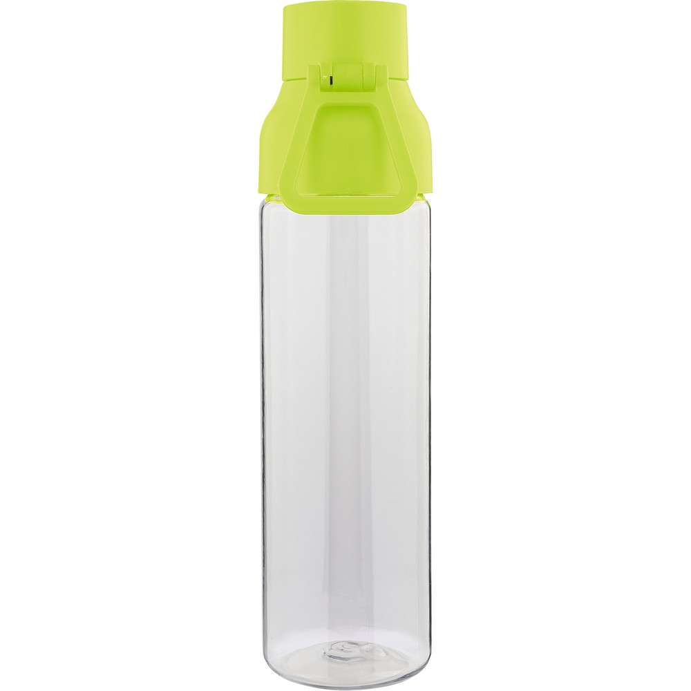 Butelka sportowa 750 ml z nadrukiem Twojego logo, materiał: metal, pp, silikon, tritan, kolor: limonkowy Butelka sportowa 750 ml z nadrukiem Twojego logo, materiał: metal, pp, silikon, tritan, kolor: limonkowy
