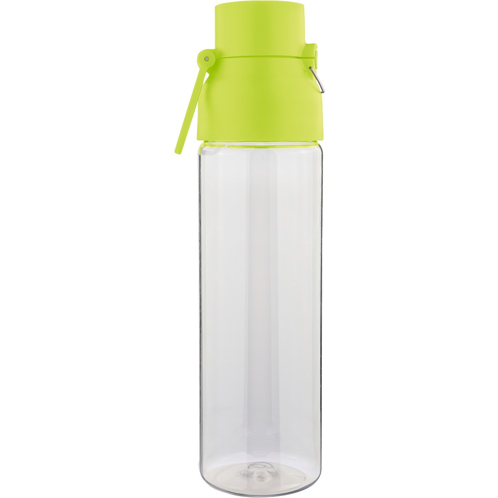 Butelka sportowa 750 ml z nadrukiem Twojego logo, materiał: metal, pp, silikon, tritan, kolor: limonkowy Butelka sportowa 750 ml z nadrukiem Twojego logo, materiał: metal, pp, silikon, tritan, kolor: limonkowy