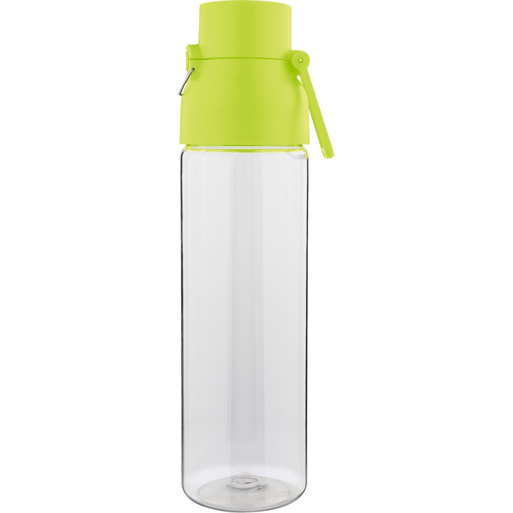 Butelka sportowa 750 ml z nadrukiem Twojego logo, materiał: metal, pp, silikon, tritan, kolor: limonkowy Butelka sportowa 750 ml z nadrukiem Twojego logo, materiał: metal, pp, silikon, tritan, kolor: limonkowy