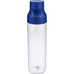 Butelka sportowa 750 ml z nadrukiem Twojego logo, materiał: metal, pp, silikon, tritan, kolor: niebieski