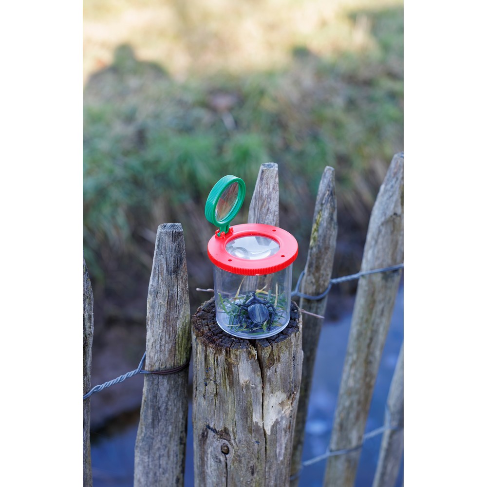 Słoik ze szkłem powiększającym z nadrukiem Twojego logo, materiał: plastik, akryl, ps, kolor: jasnozielony Słoik ze szkłem powiększającym z nadrukiem Twojego logo, materiał: plastik, akryl, ps, kolor: jasnozielony