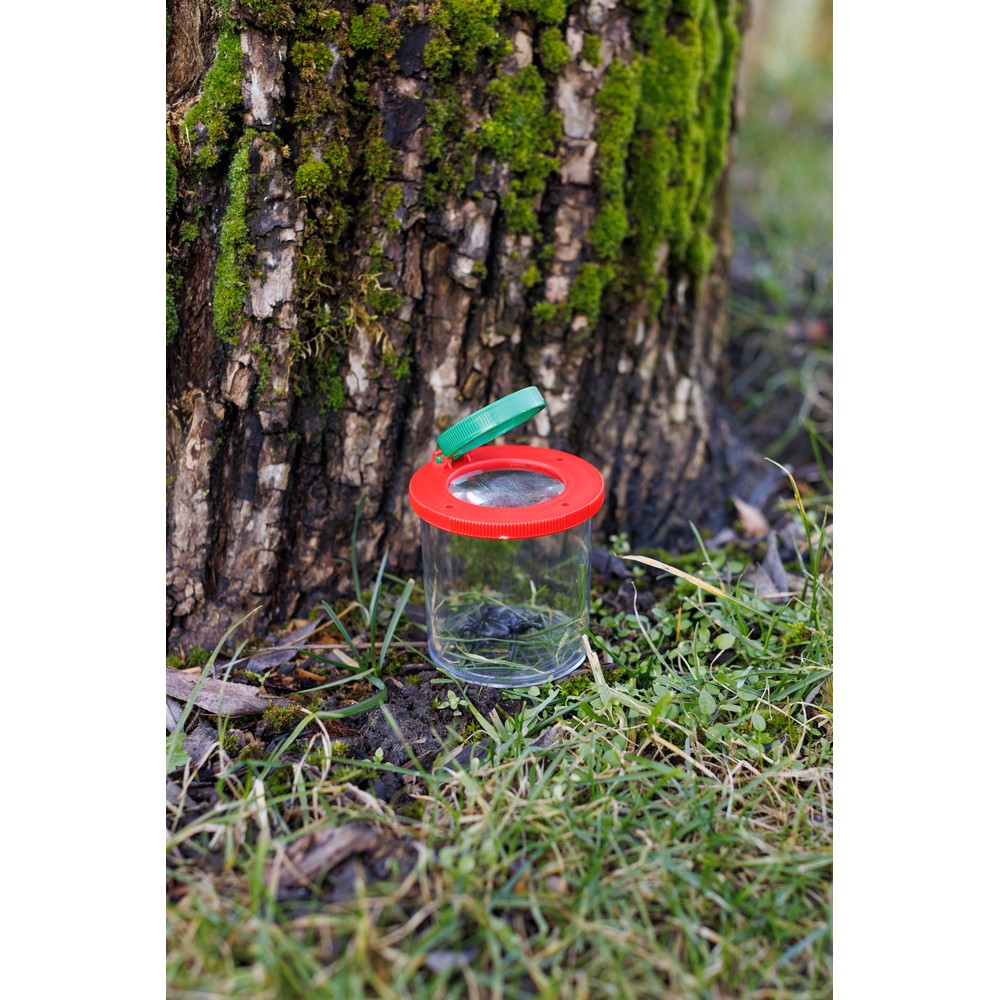 Słoik ze szkłem powiększającym z nadrukiem Twojego logo, materiał: plastik, akryl, ps, kolor: jasnozielony Słoik ze szkłem powiększającym z nadrukiem Twojego logo, materiał: plastik, akryl, ps, kolor: jasnozielony